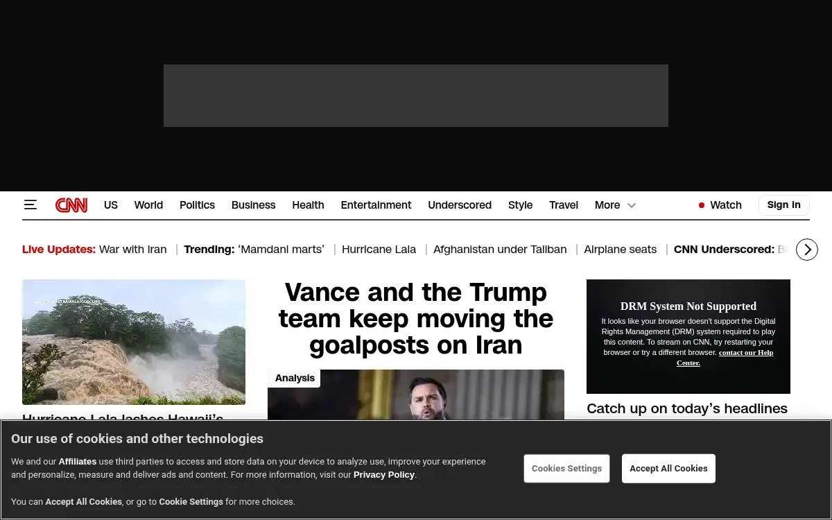 www.cnn.com screenshot