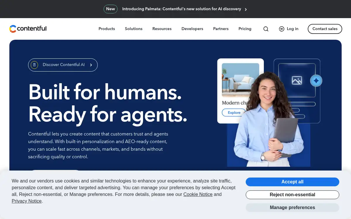 www.contentful.com screenshot