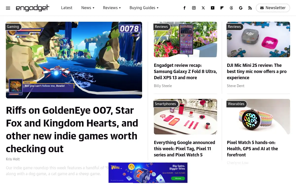 www.engadget.com screenshot