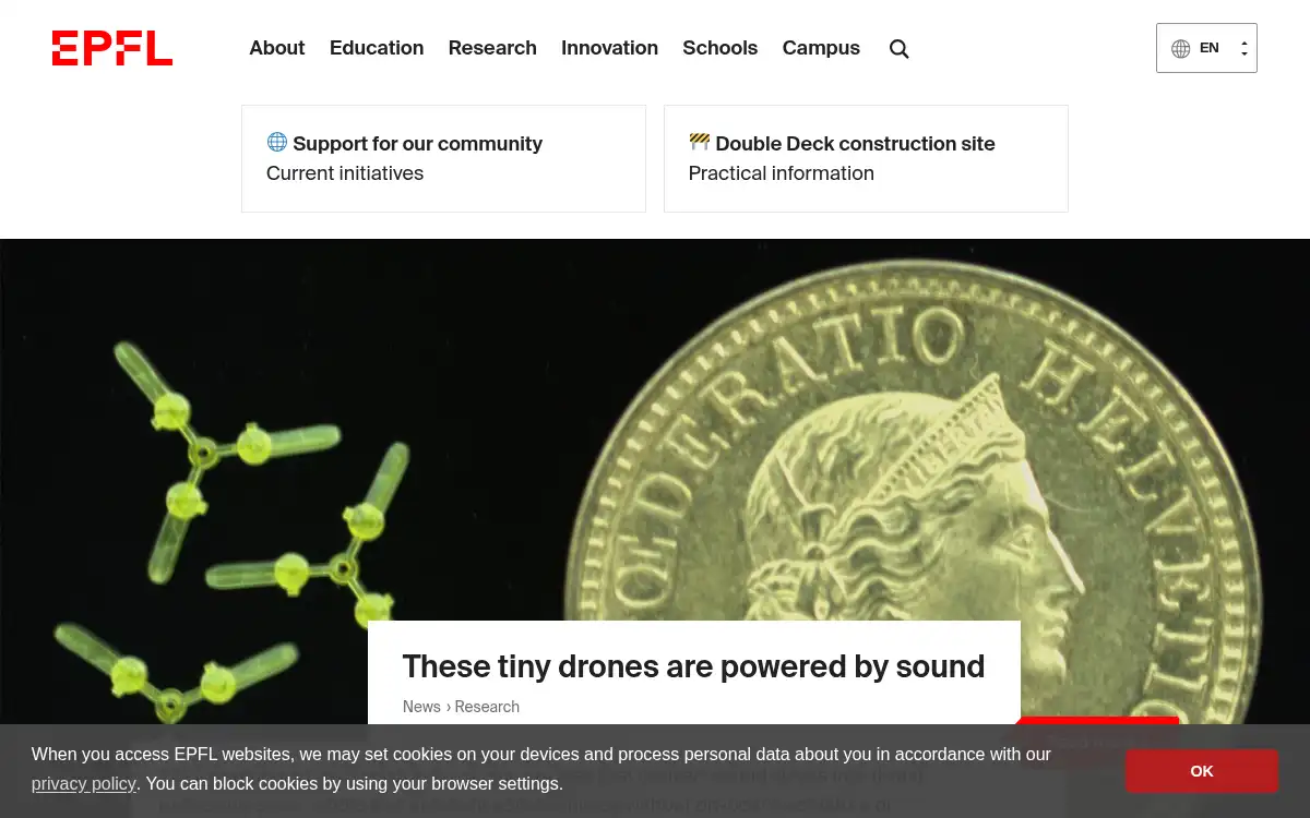 www.epfl.ch screenshot