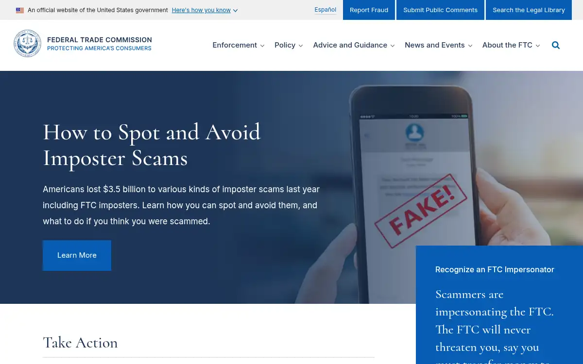 www.ftc.gov screenshot