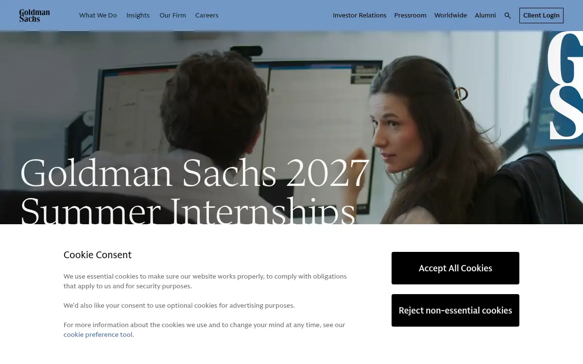 www.goldmansachs.com screenshot
