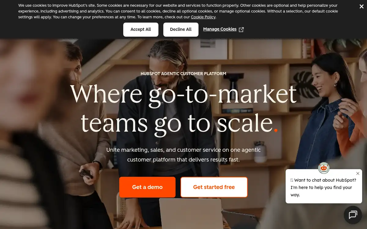 www.hubspot.com screenshot