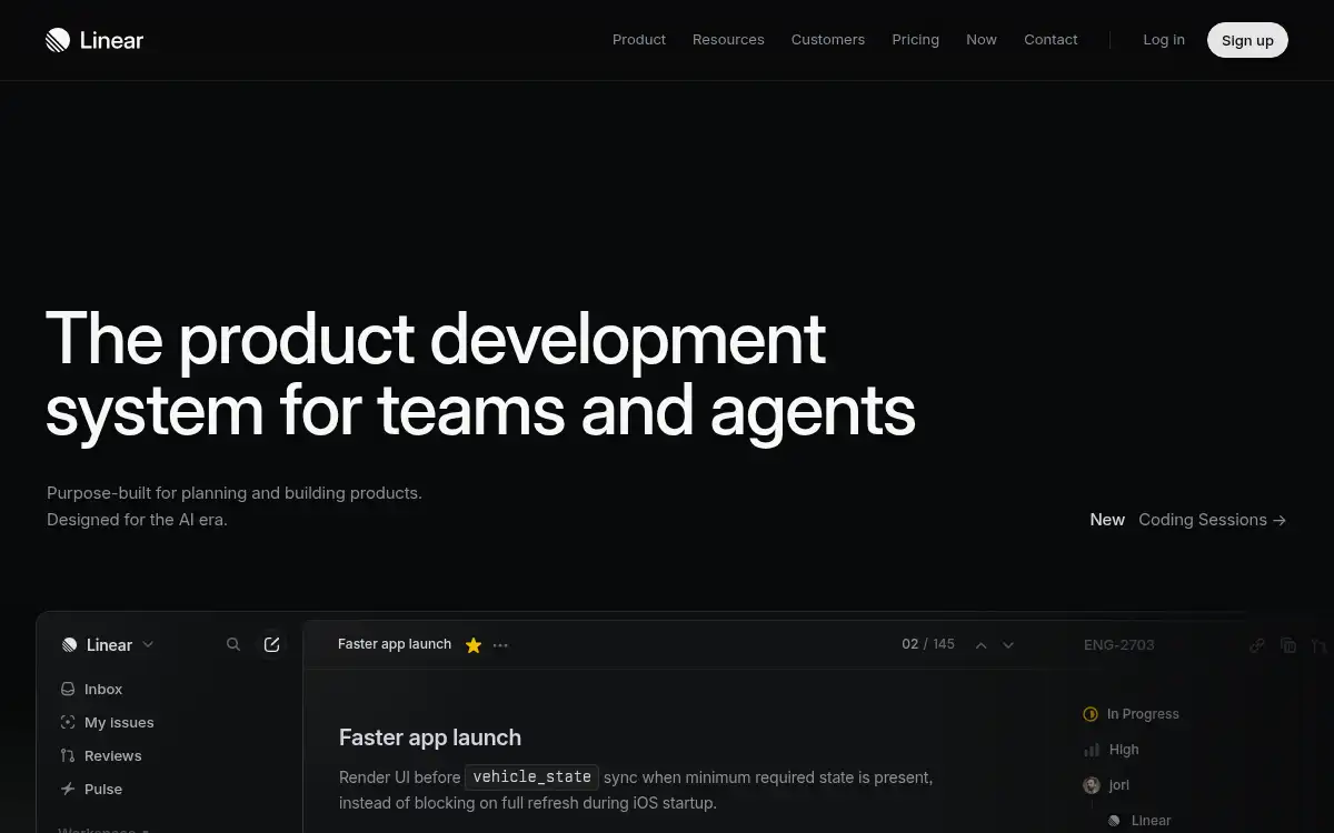 www.linear.app screenshot