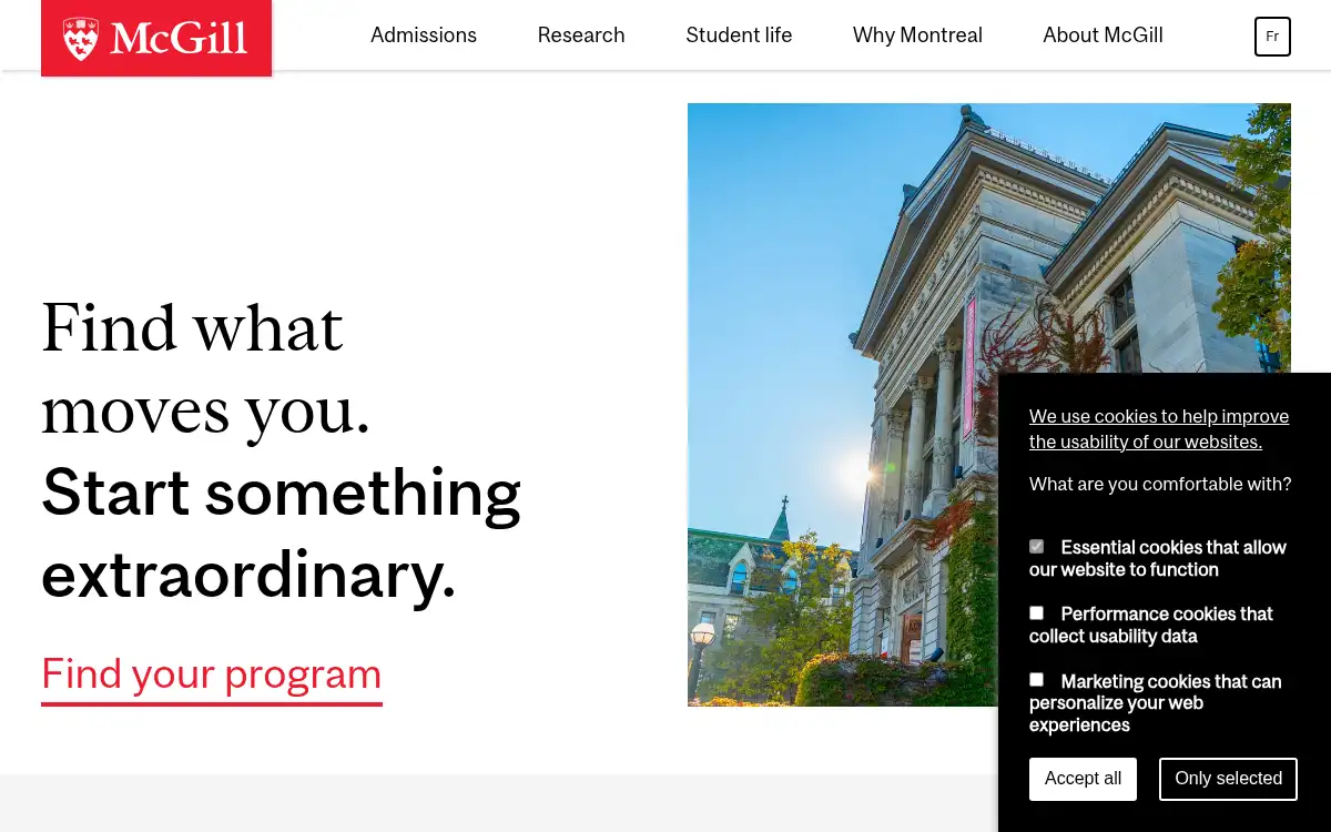 www.mcgill.ca screenshot