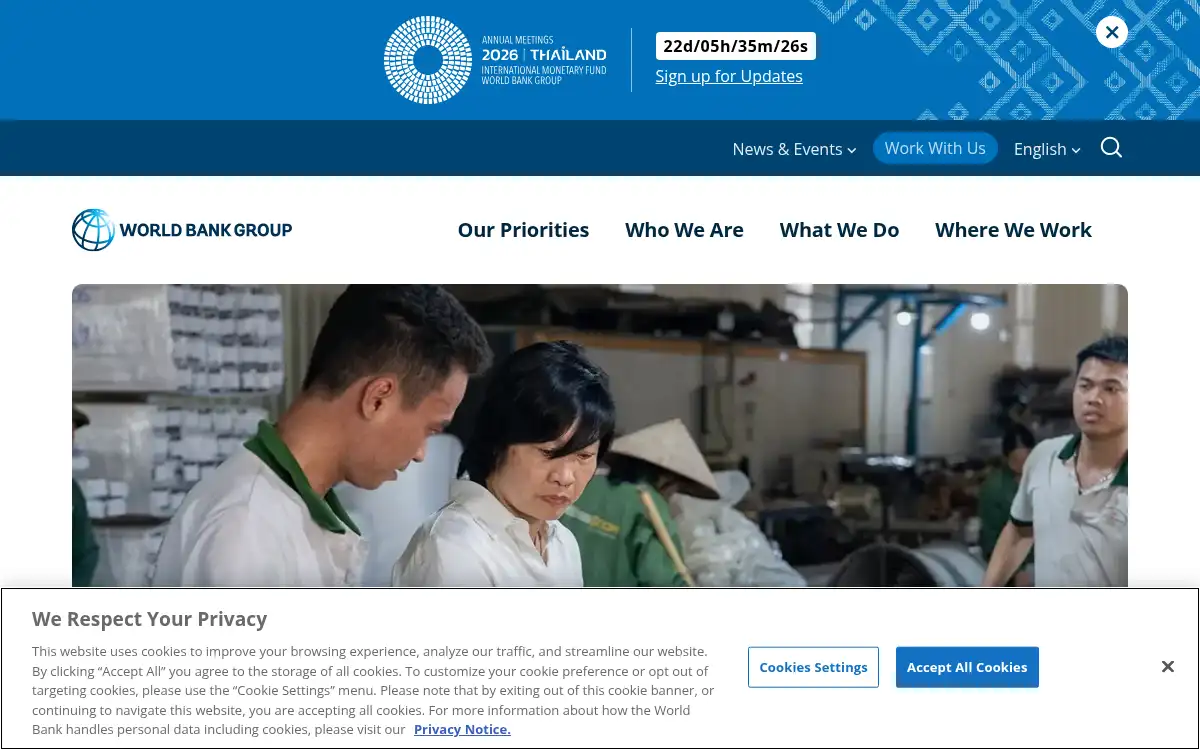 Final screenshot of https://www.worldbank.org