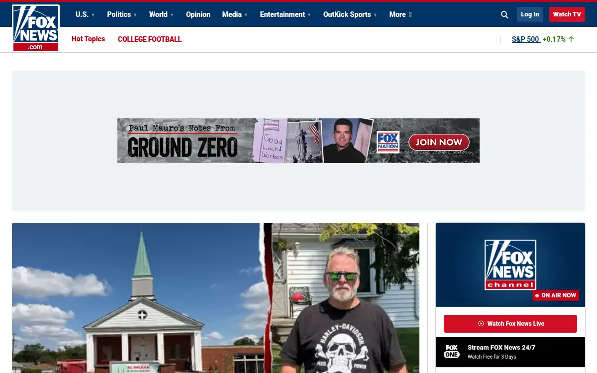 Final screenshot of https://www.foxnews.com
