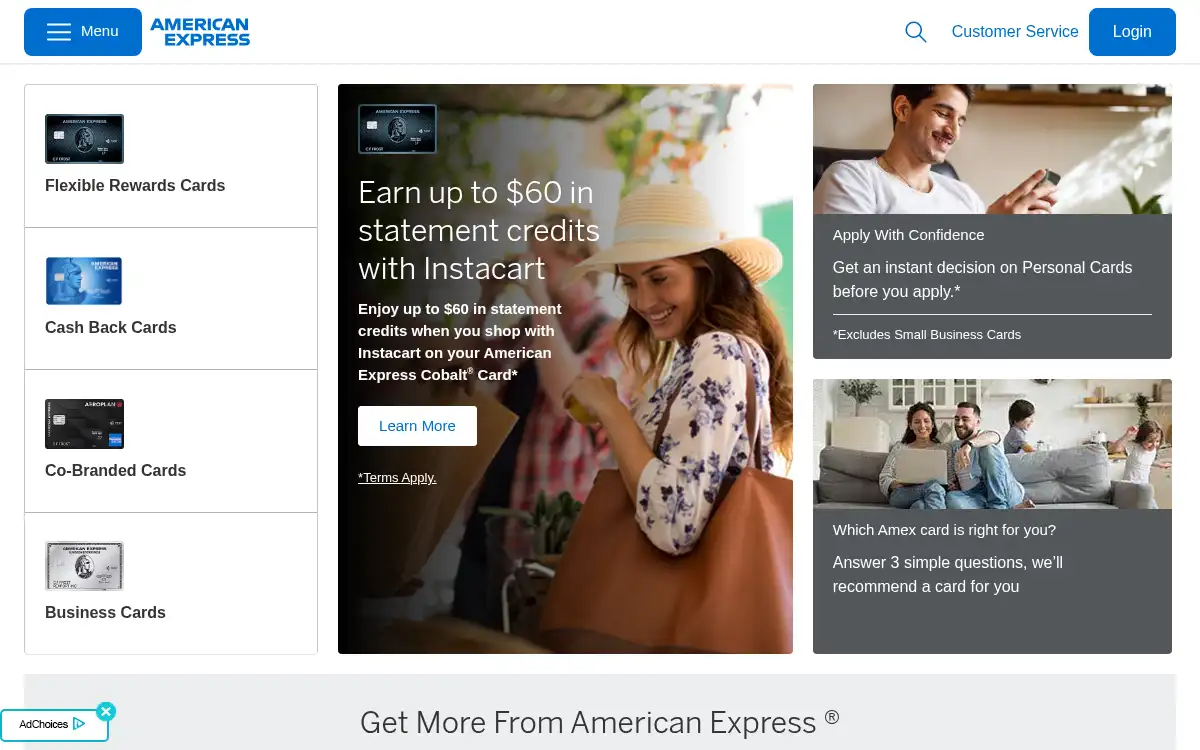 Final screenshot of https://www.americanexpress.com