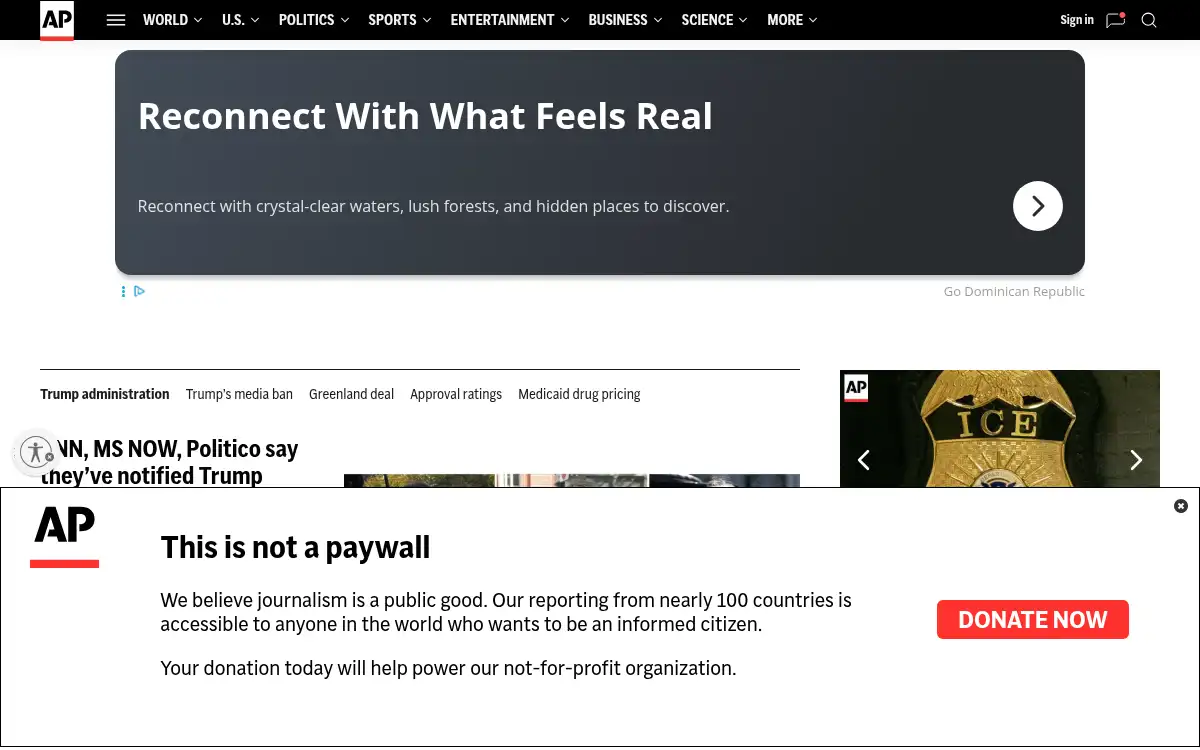 Final screenshot of https://www.apnews.com