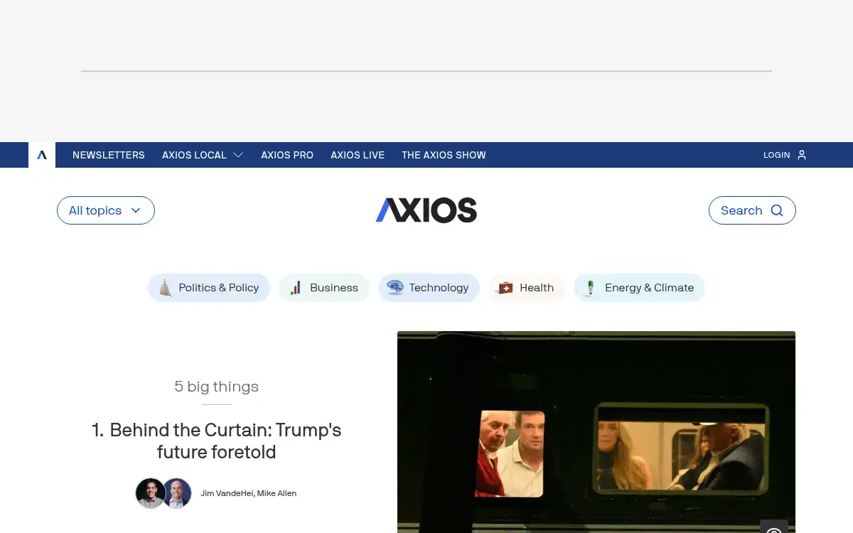 Final screenshot of https://www.axios.com