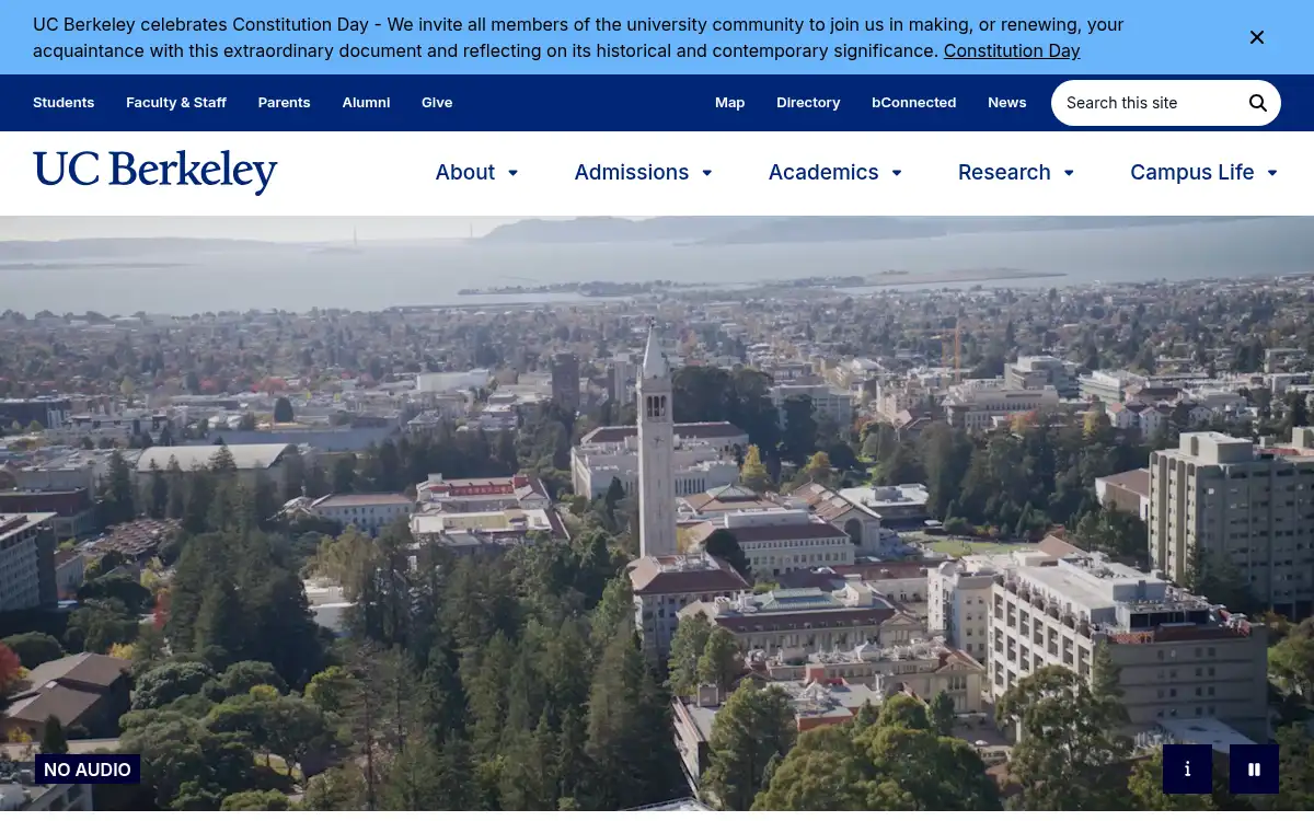 Final screenshot of https://www.berkeley.edu