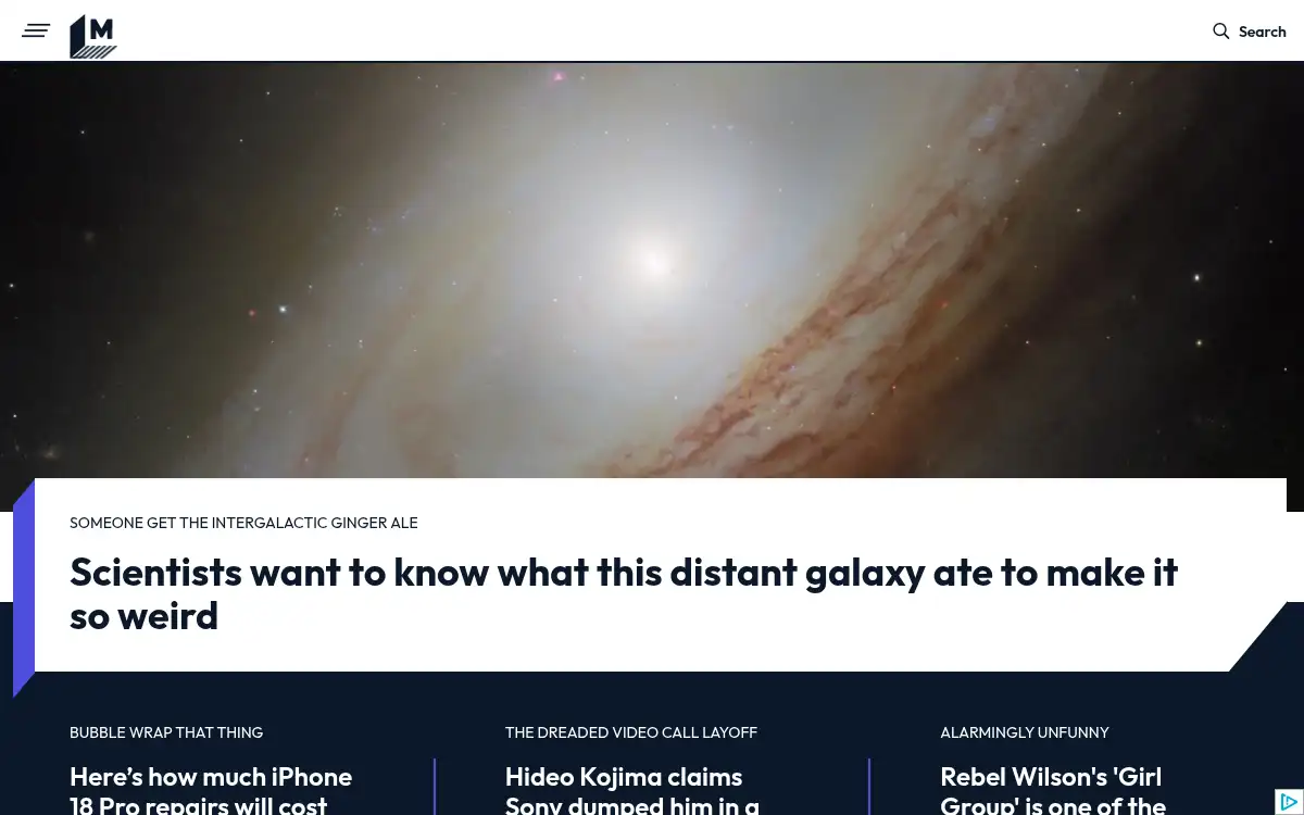 Final screenshot of https://www.mashable.com
