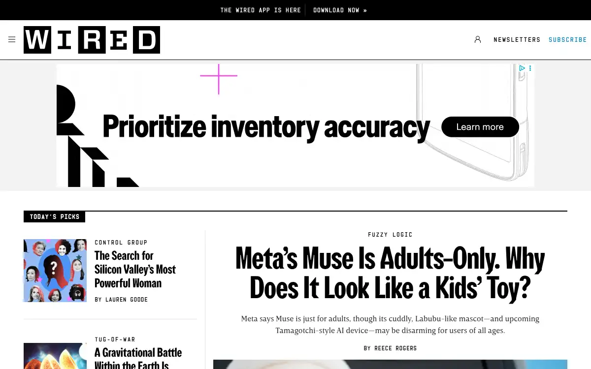 www.wired.com screenshot