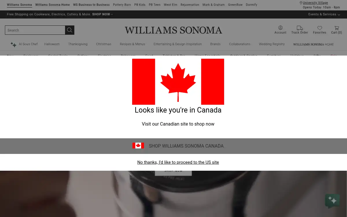 www.williams-sonoma.com screenshot