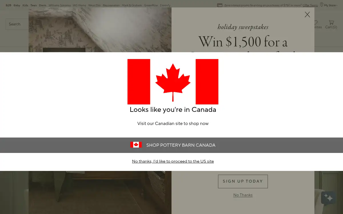 www.potterybarn.com screenshot