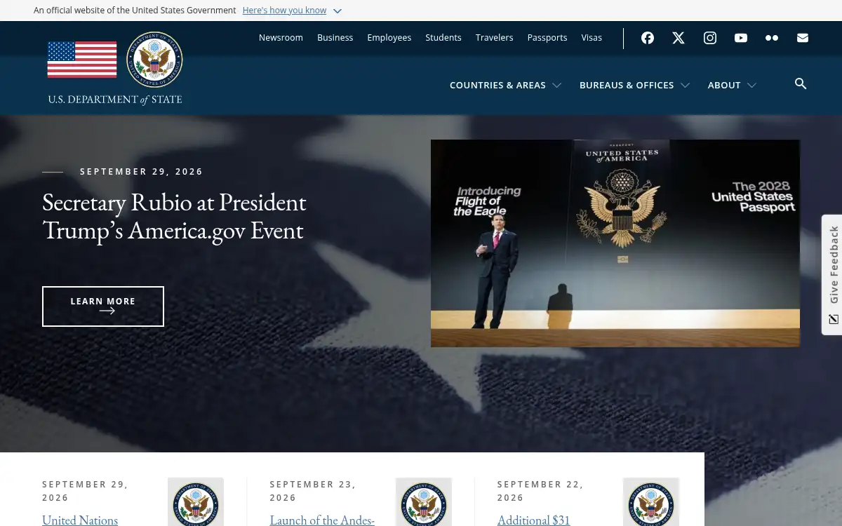 www.state.gov screenshot