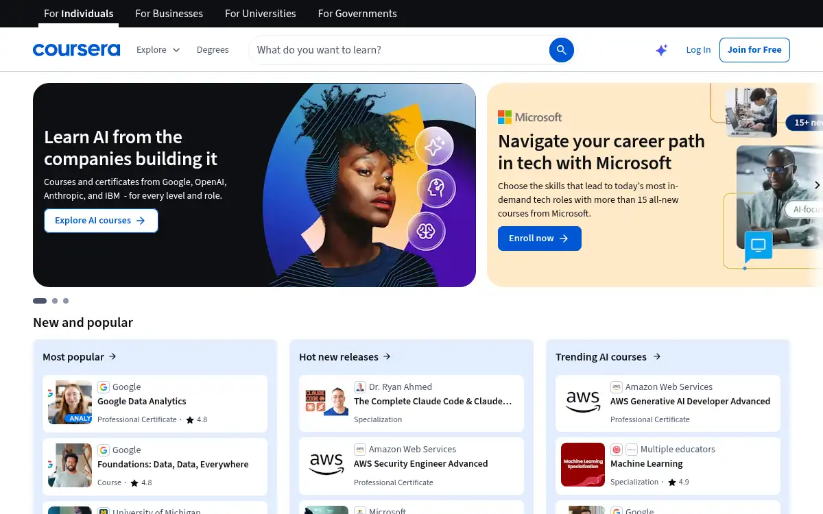 www.coursera.org screenshot