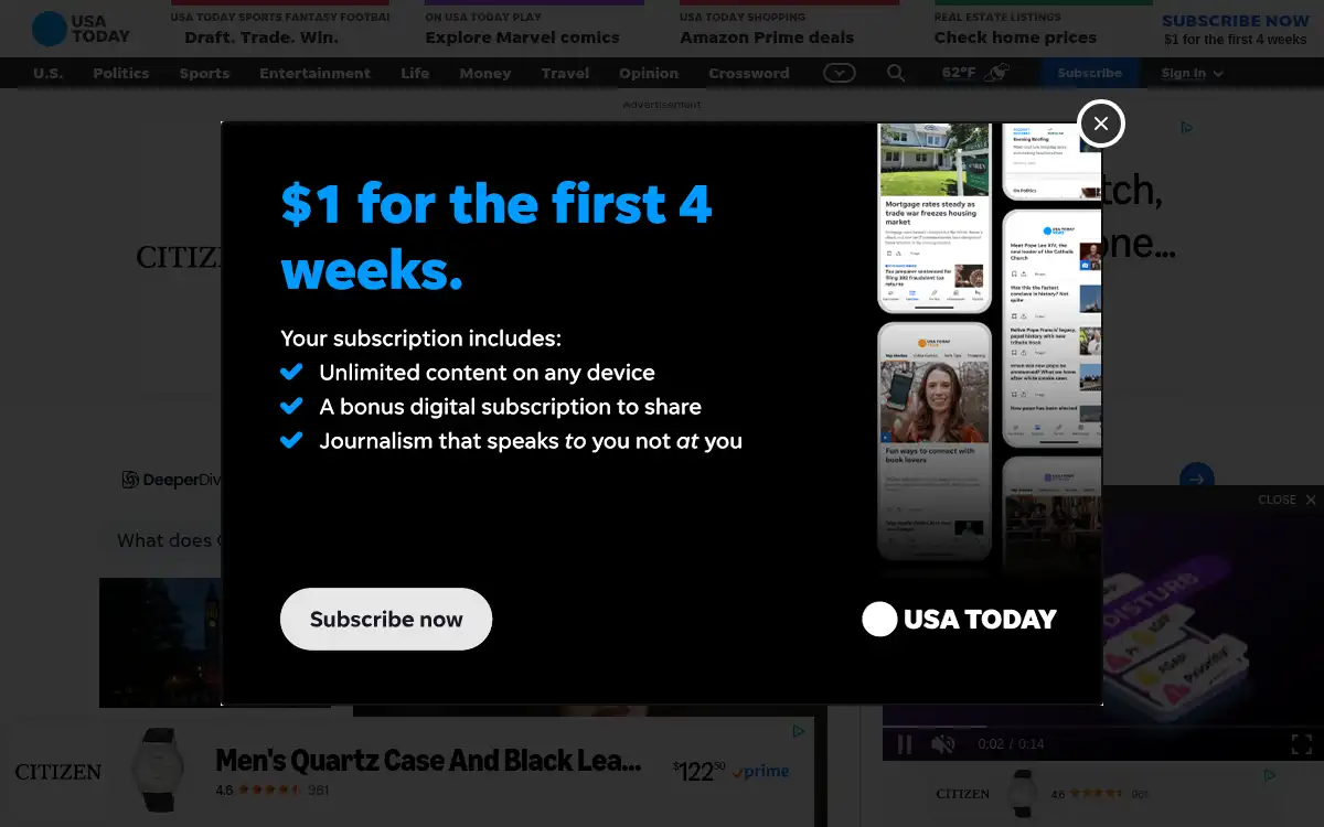 www.usatoday.com screenshot