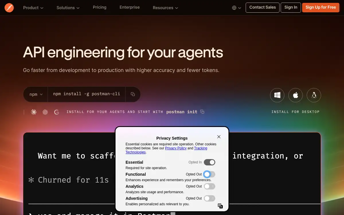 www.postman.com screenshot