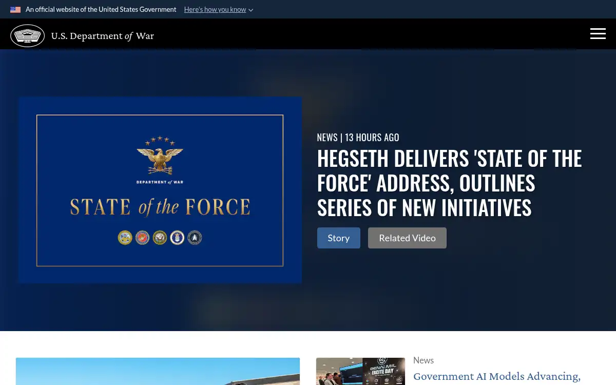 www.defense.gov screenshot