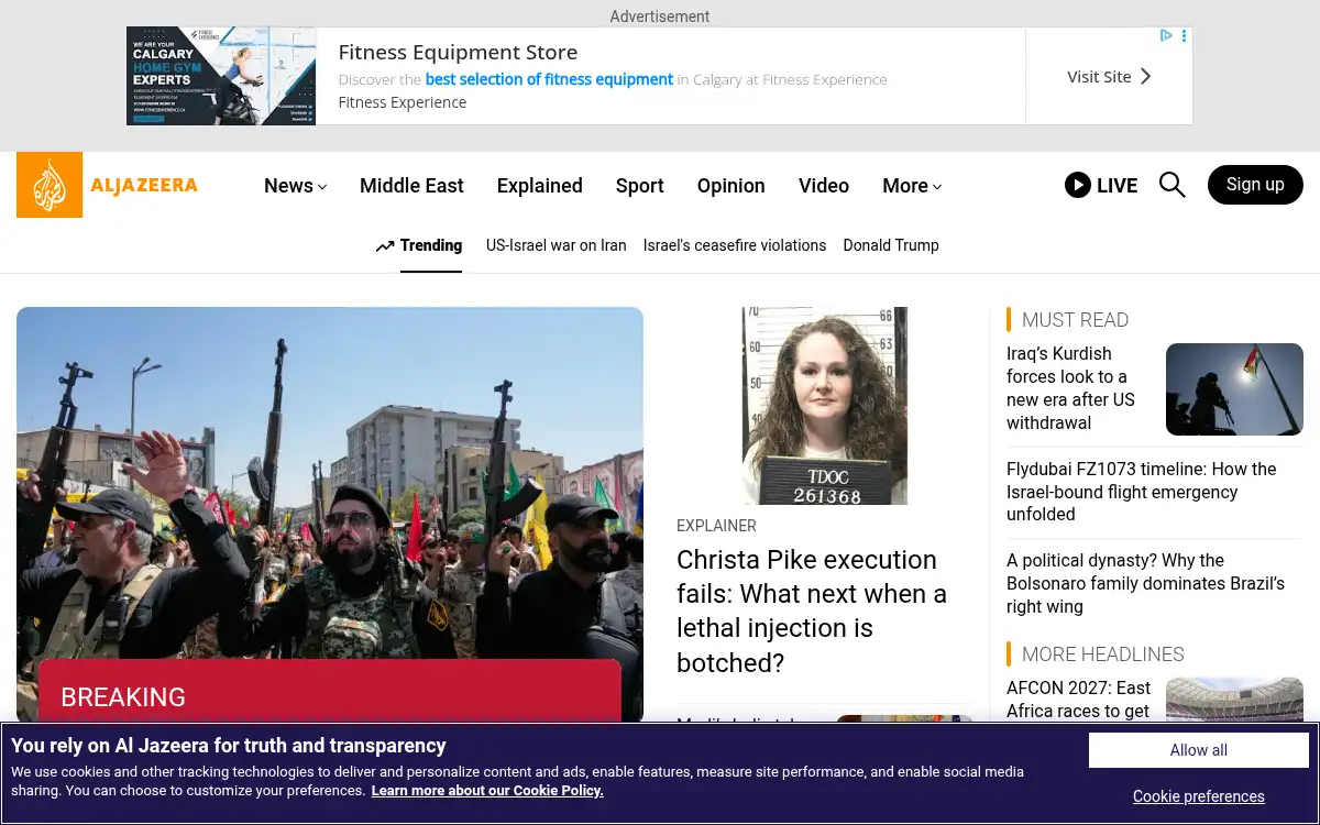 www.aljazeera.com screenshot