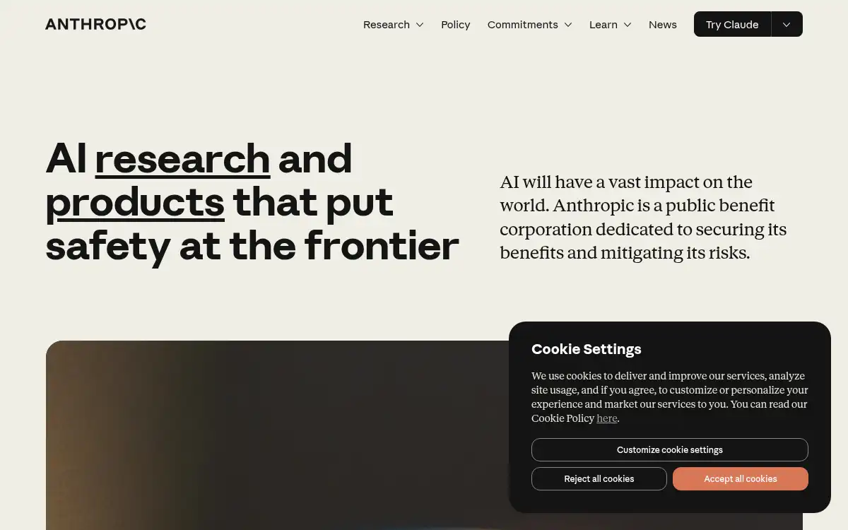 www.anthropic.com screenshot