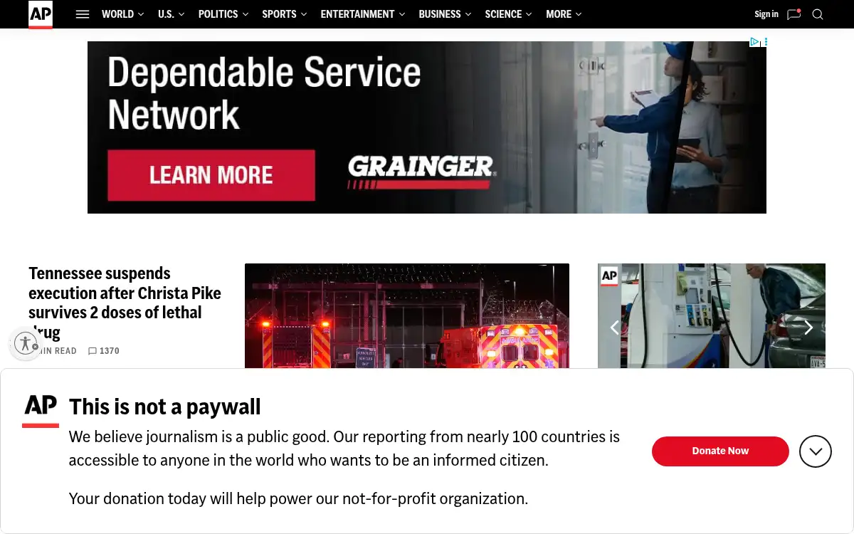 www.apnews.com screenshot