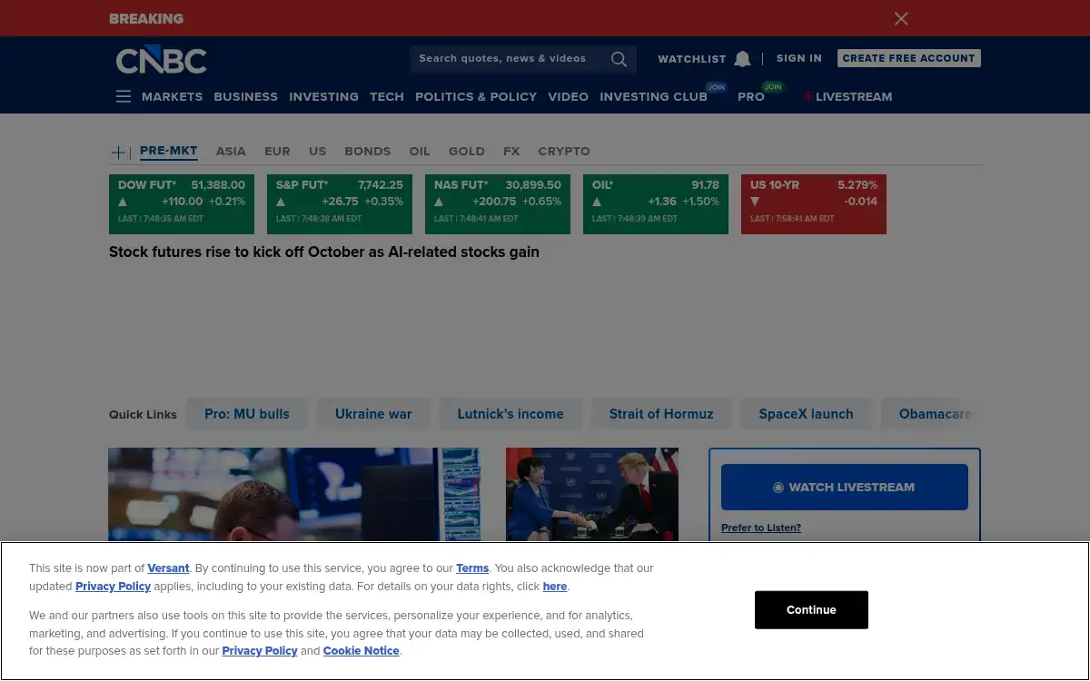 www.cnbc.com screenshot