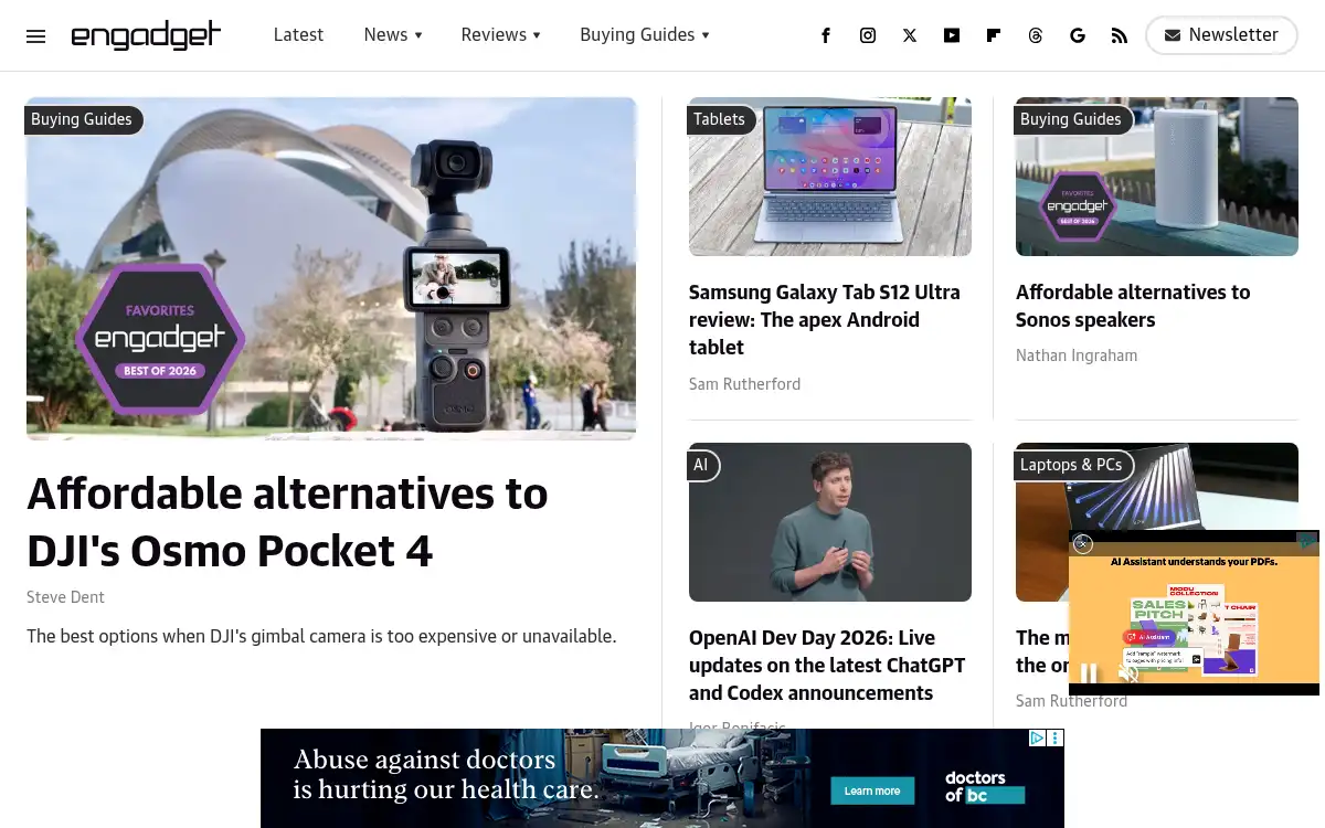 www.engadget.com screenshot