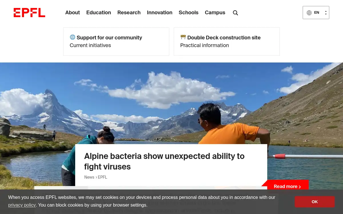 www.epfl.ch screenshot