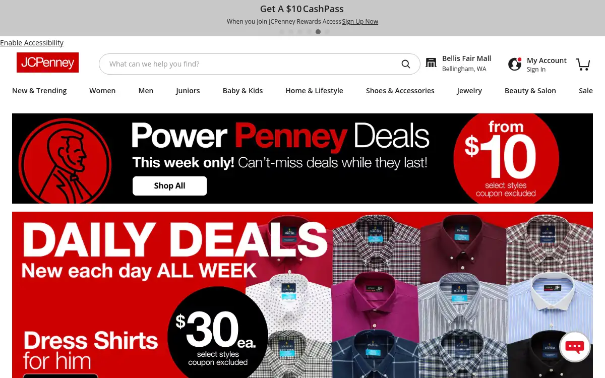 www.jcpenney.com screenshot