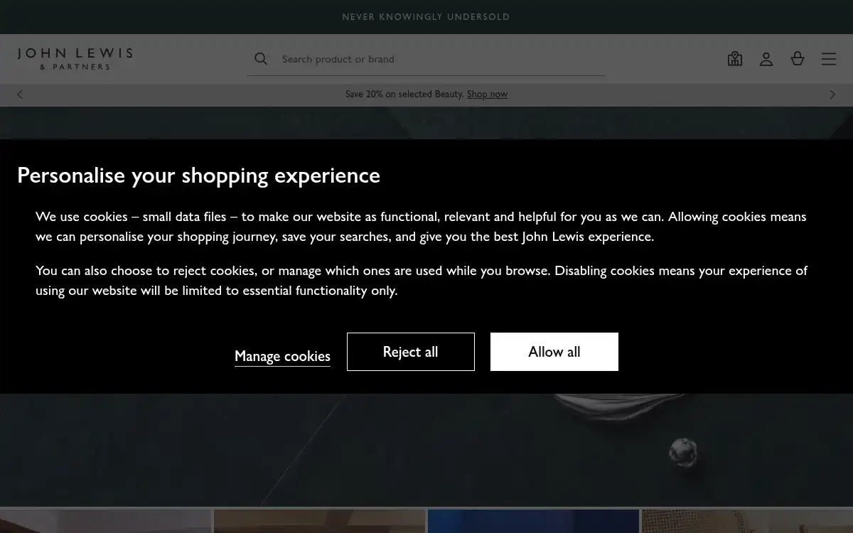 www.johnlewis.com screenshot