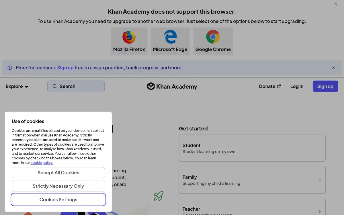 www.khanacademy.org screenshot
