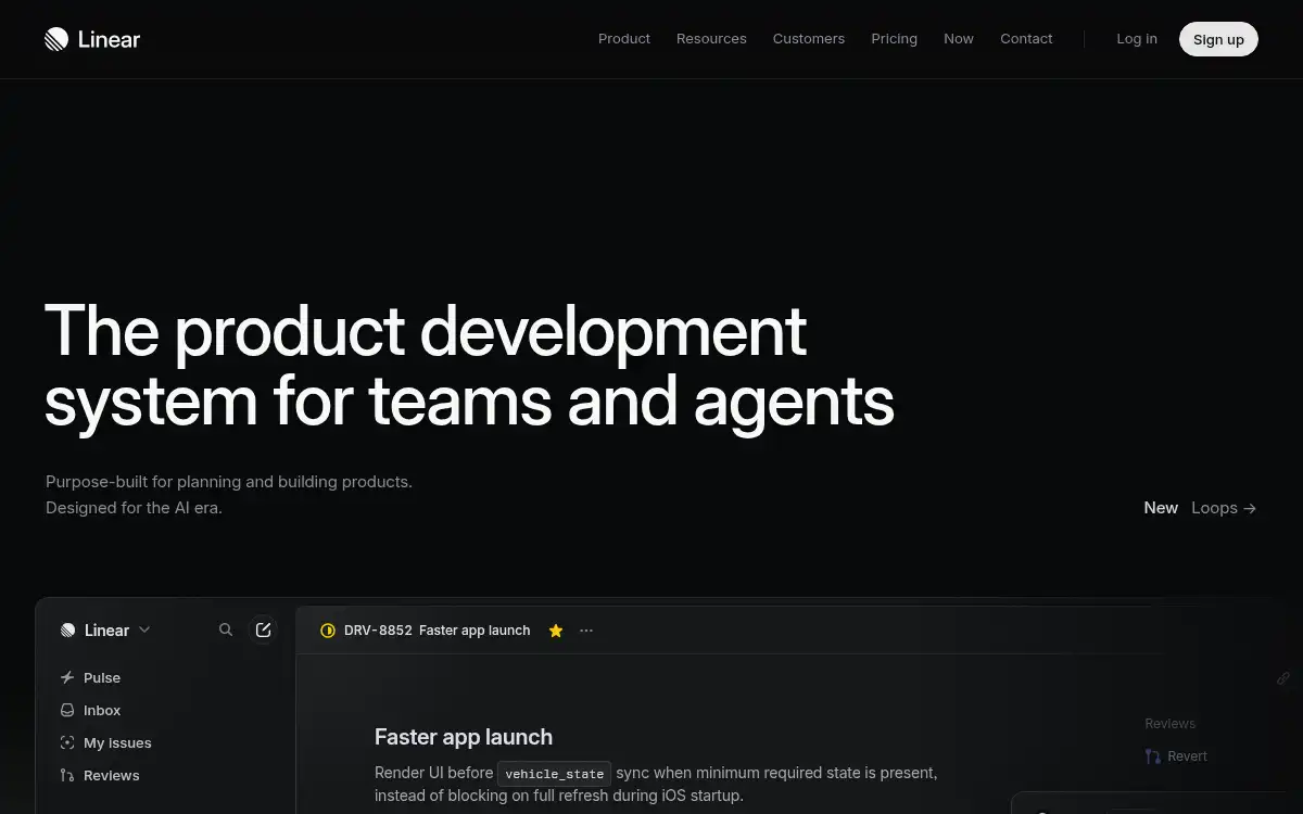 www.linear.app screenshot