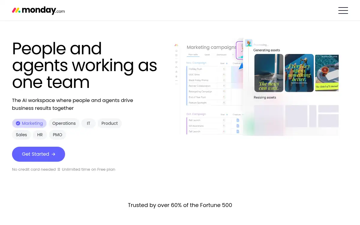 www.monday.com screenshot